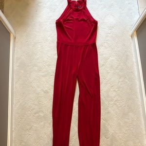 Ralph Lauren XS red high neck jumpsuit